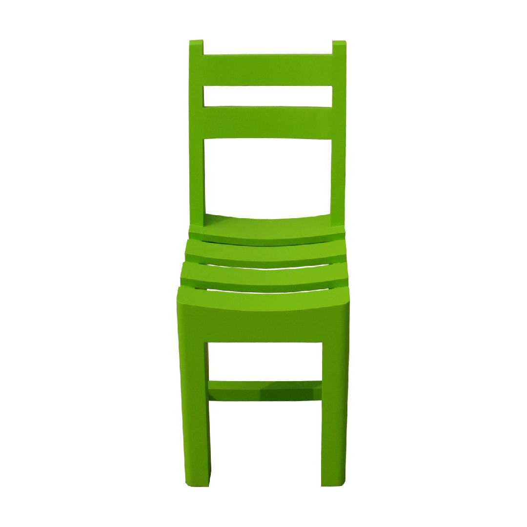 High-Gloss Nursery Chair (Green)