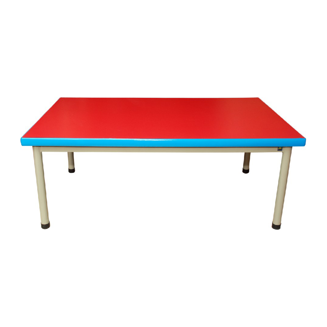 Rectangle Table Steel Frame (Red)